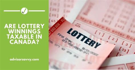 do you get taxed on lottery winnings in canada
